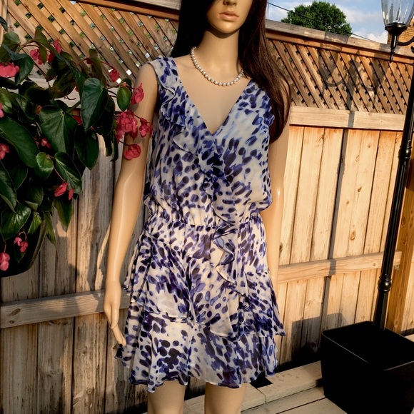 NWOT BCBGMAXAZRIA SILK DRESS - Picture 6 of 11